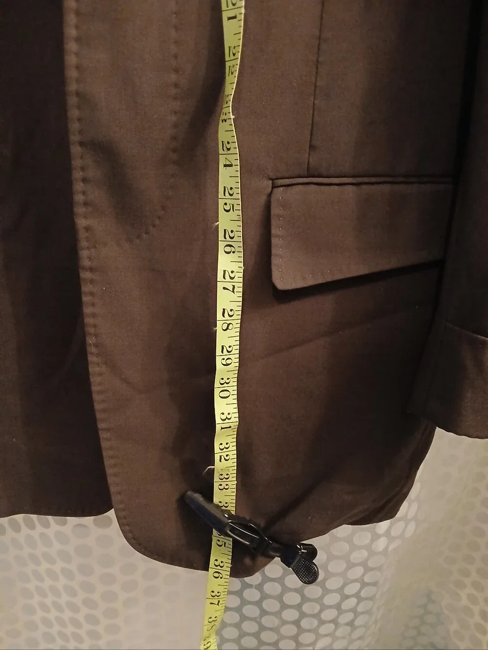 Steve Harvey Tv Collection Men's 42L Brown Single-Breasted Suit Jacket. FF#474